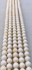 260 pc 8mm Natural Material Bead Strands