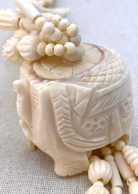 8 pc Hand Carved Natural Material Jewelry Collection