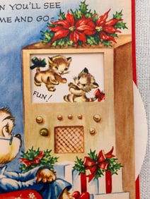 40 pc c1950s Deadstock Christmas Card Collection in the Box