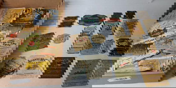 Whiskey & Old Liquor Bottle Labels