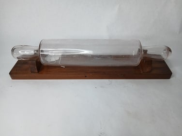 Roll-Rite Glass Rolling Pin w/ Storage Mount