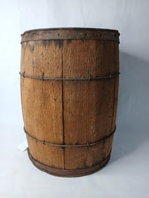 Primitive Weathered Nail Keg