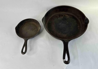 Cast Iron Skillet Lot Inc. No. 3 and No. 8