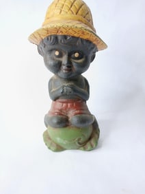 Cast Iron Sambo Coin Bank