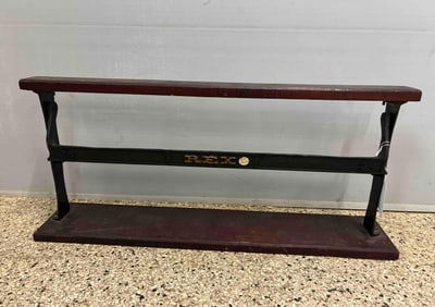 Antique REX 24 In. Counter Top Butcher Paper Roll Cutter