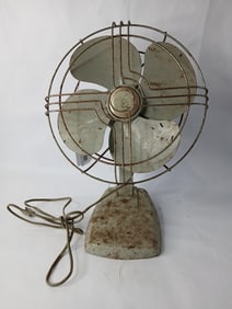 Industrial Knapp Monarch Jack Frost Cast Iron 4 Blade Table Top Fan