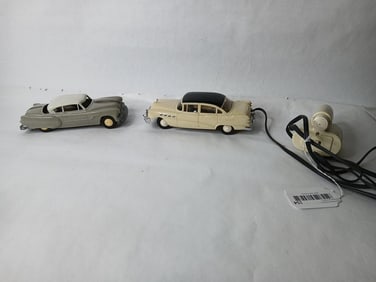 Early Custom Friction Car and Battery Op RC Car Lot of 2