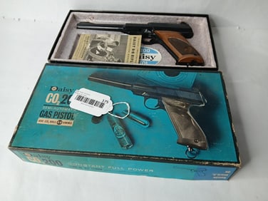 Daisy Co2 200 SA Gas Pistol Vintage in Original Packaging w/ Paperwork
