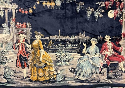 WW2 French Woven Tapestry