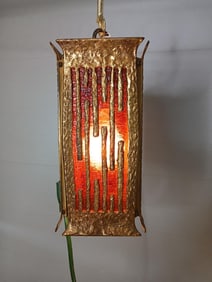 Mid Century Brutalist Chandelier