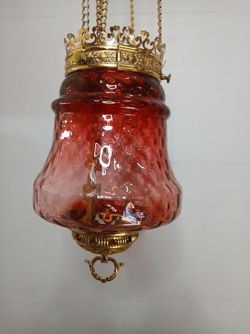 1886 Hanging Oil Lamp (1 of 6)