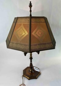 Early Rembrant Table Lamp w/ Original Shade