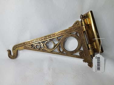 Brass Apothecary Show Globe Hanging Bracket