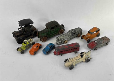 Cast Iron, Arcade, Tootsie and Other Vehicles