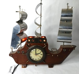 Timex Clock Corp 1960s Ship Clock