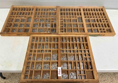 3-Loaded Multi Section Printer Trays