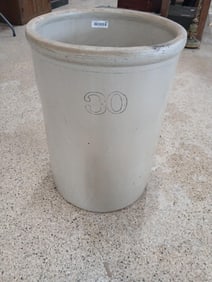 30 Gallon Stoneware Crock