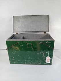Painted Galvanized Picnic Cooler