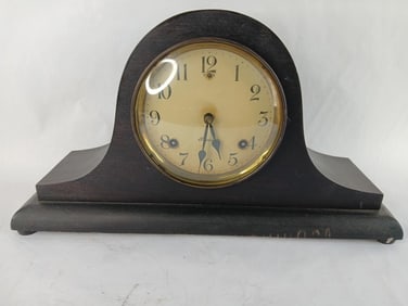 Sessions Clock Co. Eight Day, Half Hour Strike Cathedral Gong Turn Back Mantle Clock