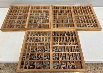 3-Loaded Multi Section Printer Trays