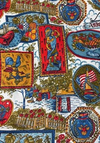 1970's Original Bicentennial American Revolution Fabric