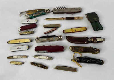 Lot of Various Pocket Knives,Multi Tools and More
