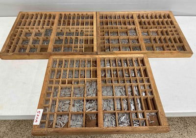 3-Loaded Multi Section Printer Trays