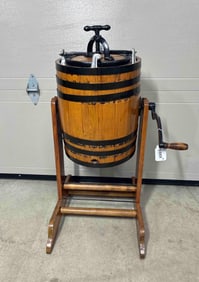 Standard Churn Co Bail Hand Crank Butter Churn