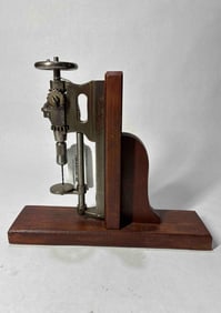 Salesman sample wall mount drill press