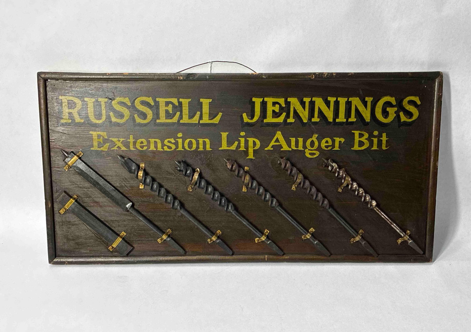 Russell Jennings Auger Bit Wooden Display (1 of 6)