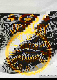 Outstanding DSP Jewelry Watch Repairing sign: Awesome Burdick marked 2-sided porcelain sign with a small blemish on bottom edge of 1 side, overall is in great clean condition!! 11.25in x 15in.