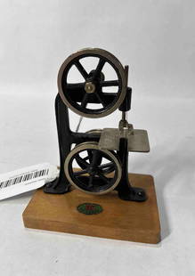German Made Miniature Band Saw: Gear driven, working model. 5 inches