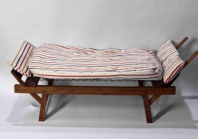 The Toledo Cot & Wringer Mfg Co. salesman sample cot
