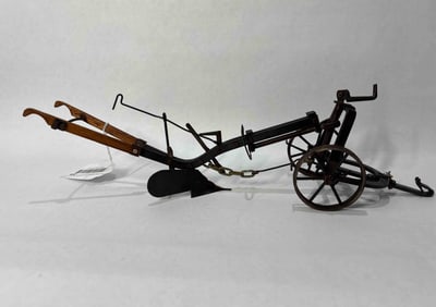 Unusual Minature plow & forecart
