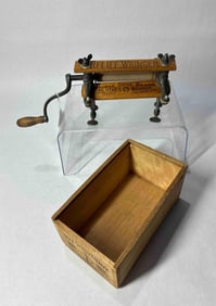 Horse Shoe Brand toy wringer with box