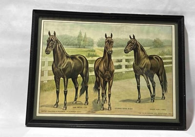 Fastest Stallions in the World print featuring Dan Patch