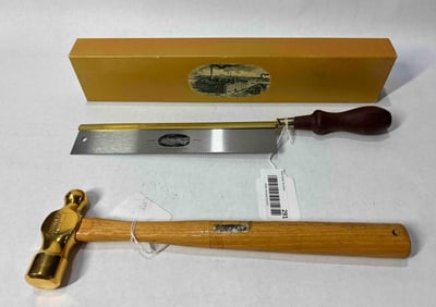 Stanley Commemorative 150 Year Saw and 100 Year Hammer