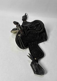 Fantastic Leather Miniature Saddle