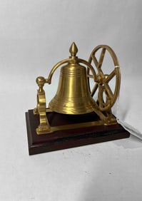 Brass Ships Pulley Desk Bell