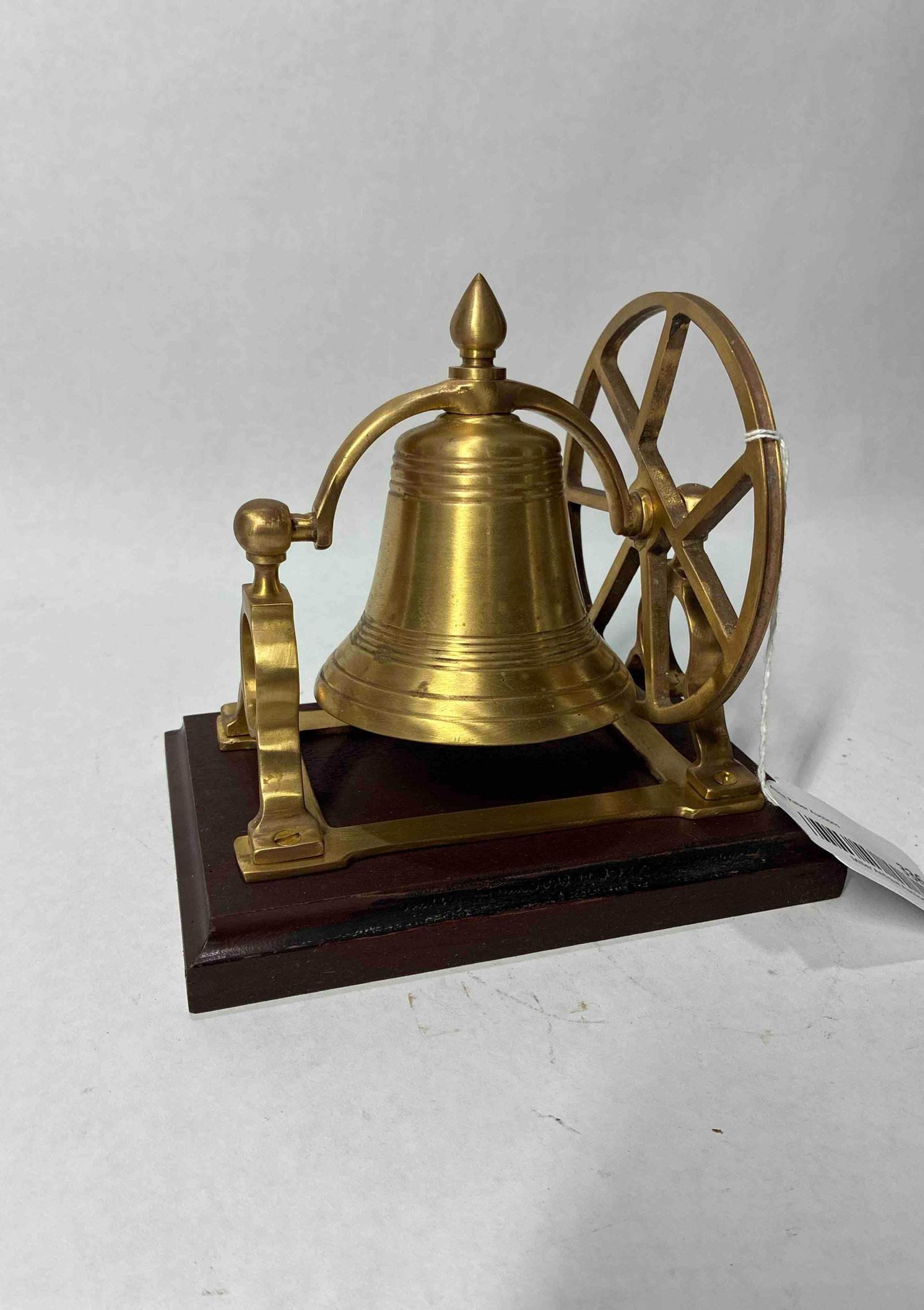 Brass Ships Pulley Desk Bell: 7x5x7