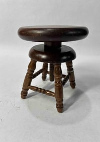 Miniature Adjustable Piano Stool