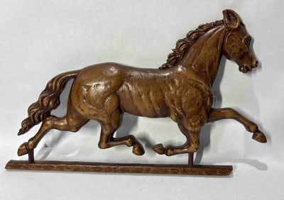 Mid Century Syroco Running Horse Wall Hanging