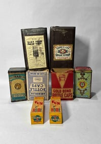 Hires, Maple Syrup, Cocoa, and Early Household Tins