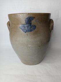 S. Purdy 3 Gallon Ovoid Crock