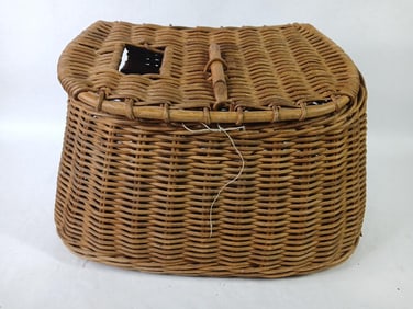 Wicker Fishing Creel Basket