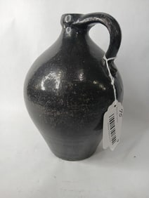 Great Little Brown Glazed Crock Jug