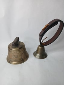 Swiss Brass Cow Bell & Calf Collar