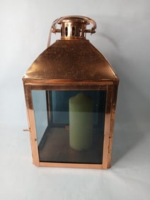 Copper Candle Lantern