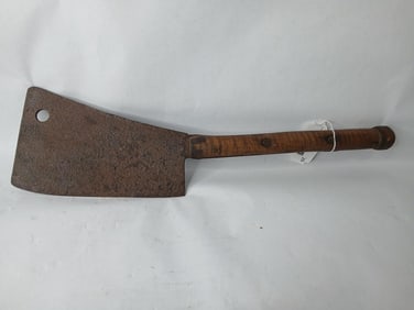 Tiger Maple Handled Meat Cleaver