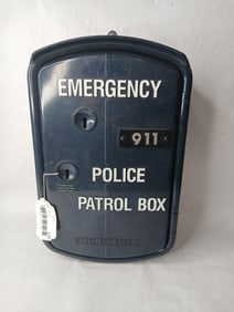 Emergency Police Patrol Box w Phone